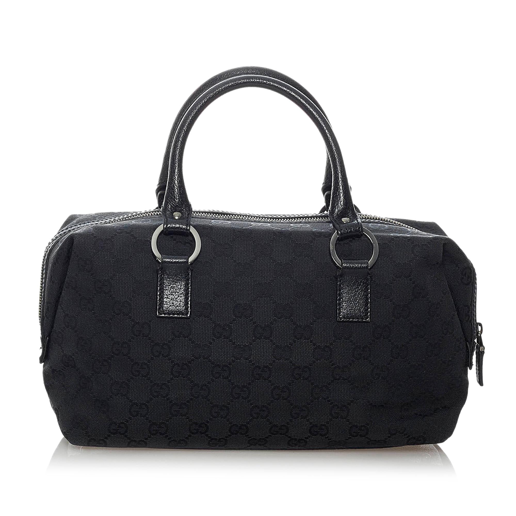 Gucci Gucci Canvas Boston Bag (SHG-29856)