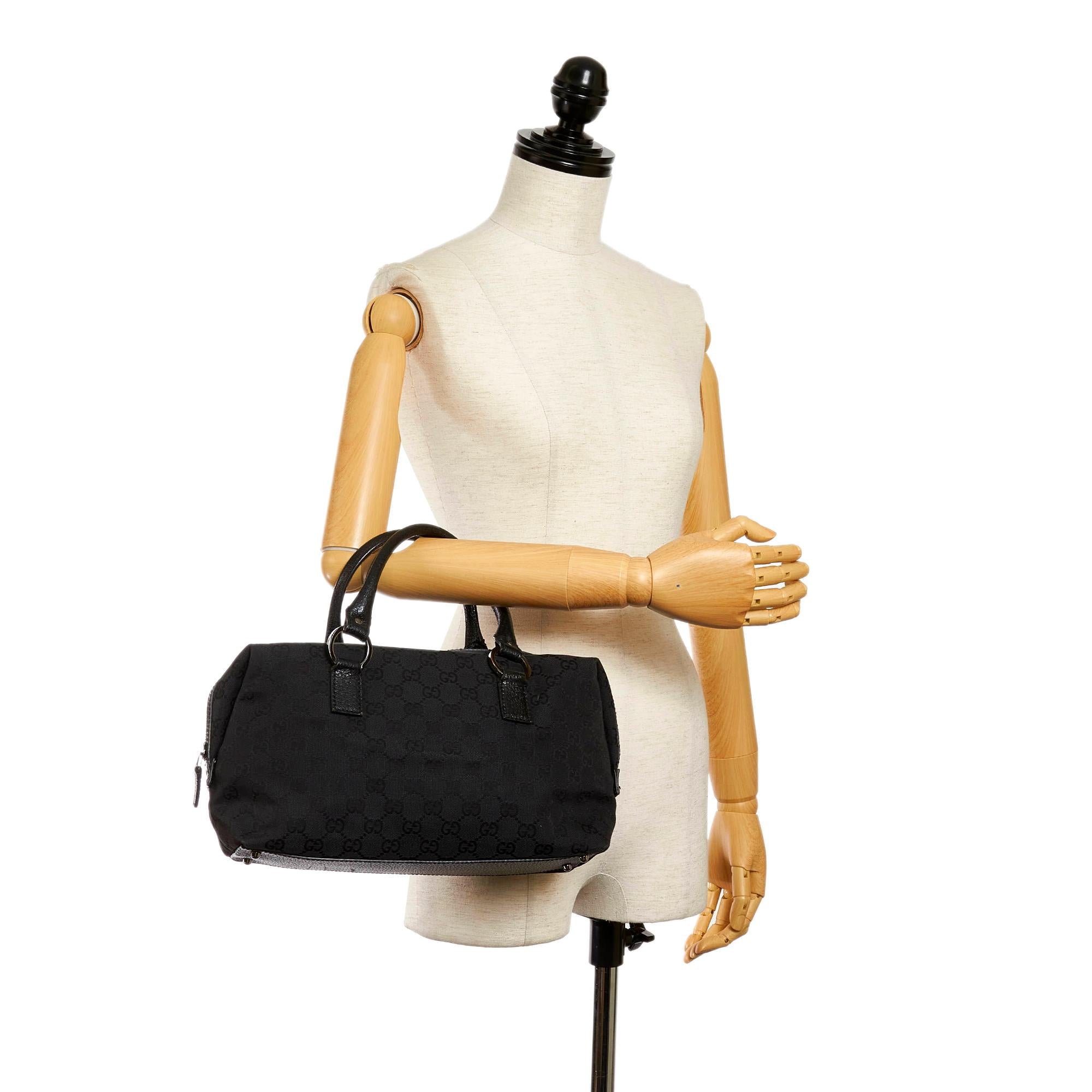 Gucci Gucci Canvas Boston Bag (SHG-29856)