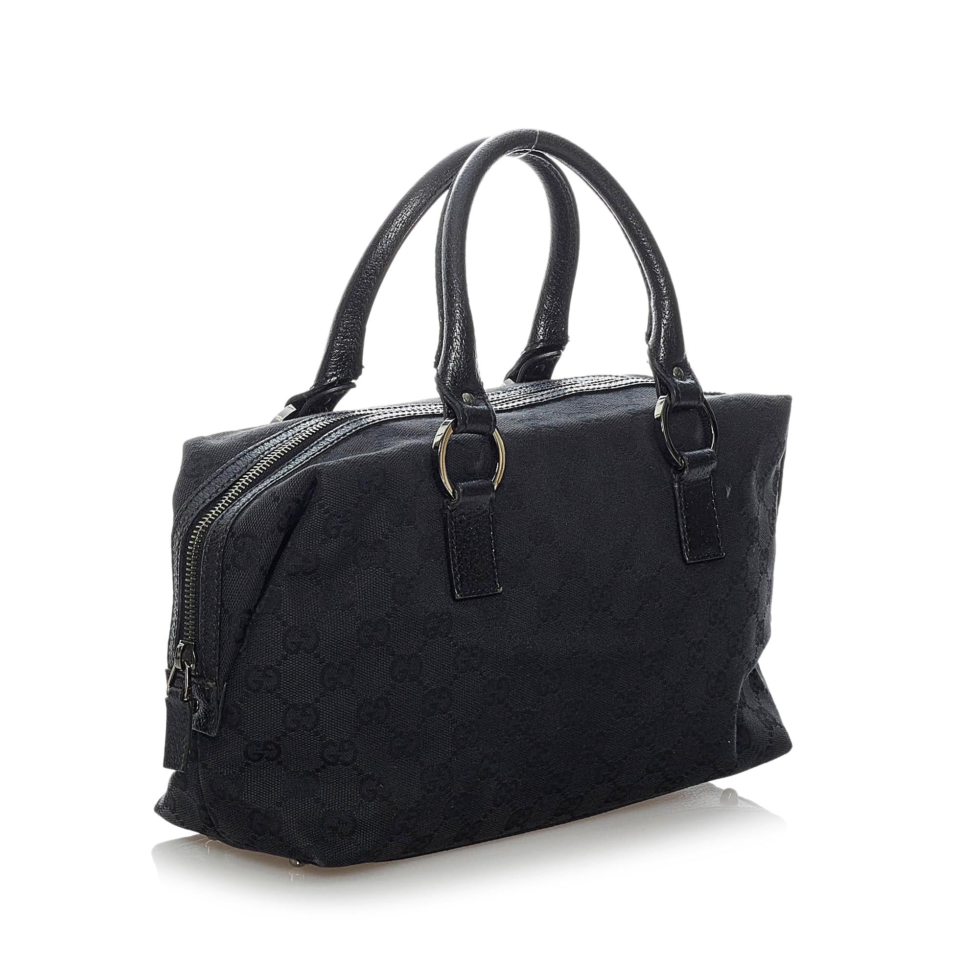 Gucci Gucci Canvas Boston Bag (SHG-29856)
