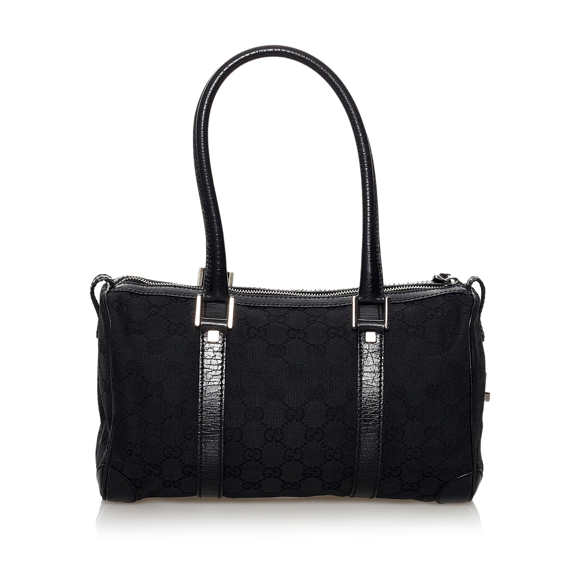 Gucci Gucci Canvas Boston Bag (SHG-30518)