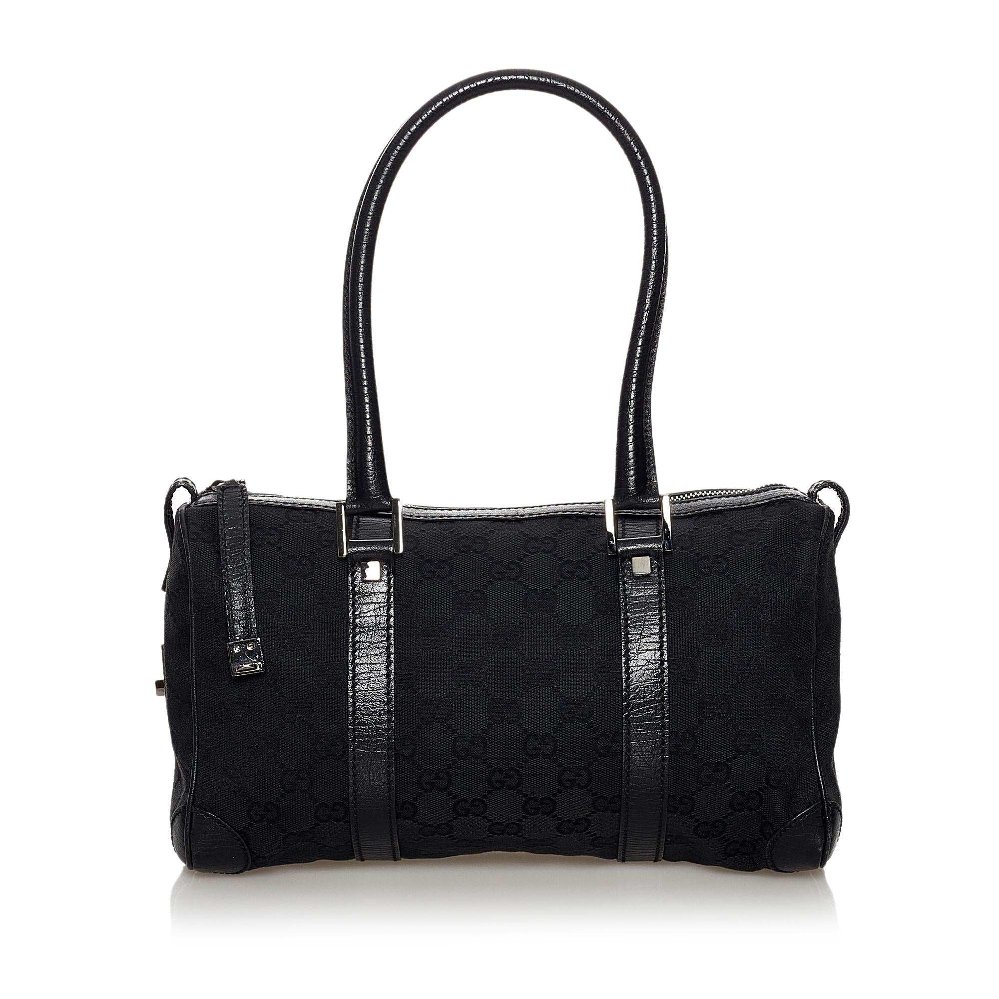 Gucci Gucci Canvas Boston Bag (SHG-30518)