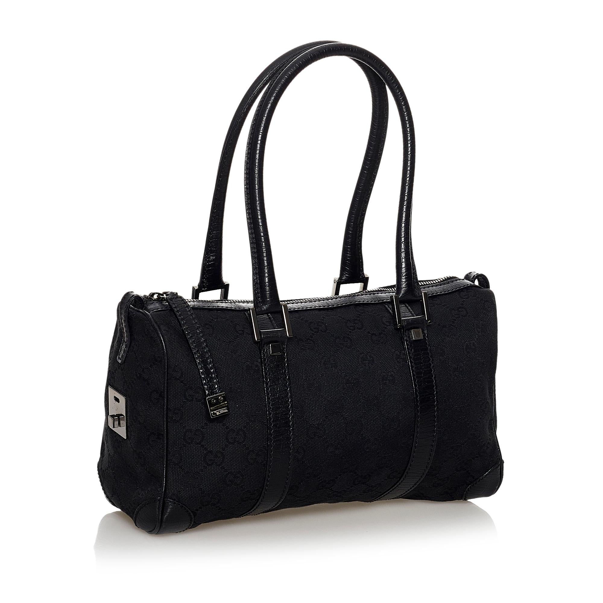 Gucci Gucci Canvas Boston Bag (SHG-30518)