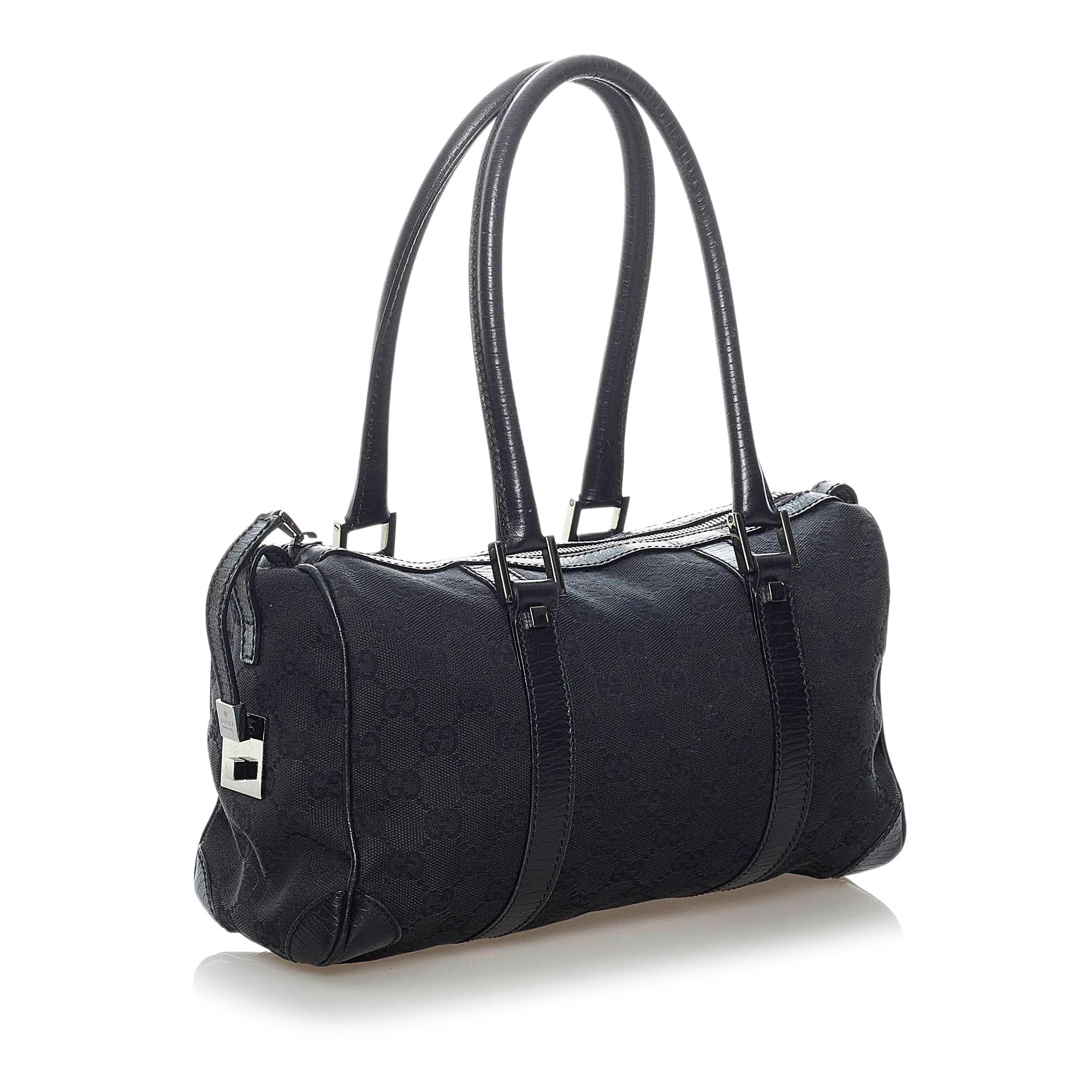Gucci Gucci Canvas Boston Bag (SHG-32477)