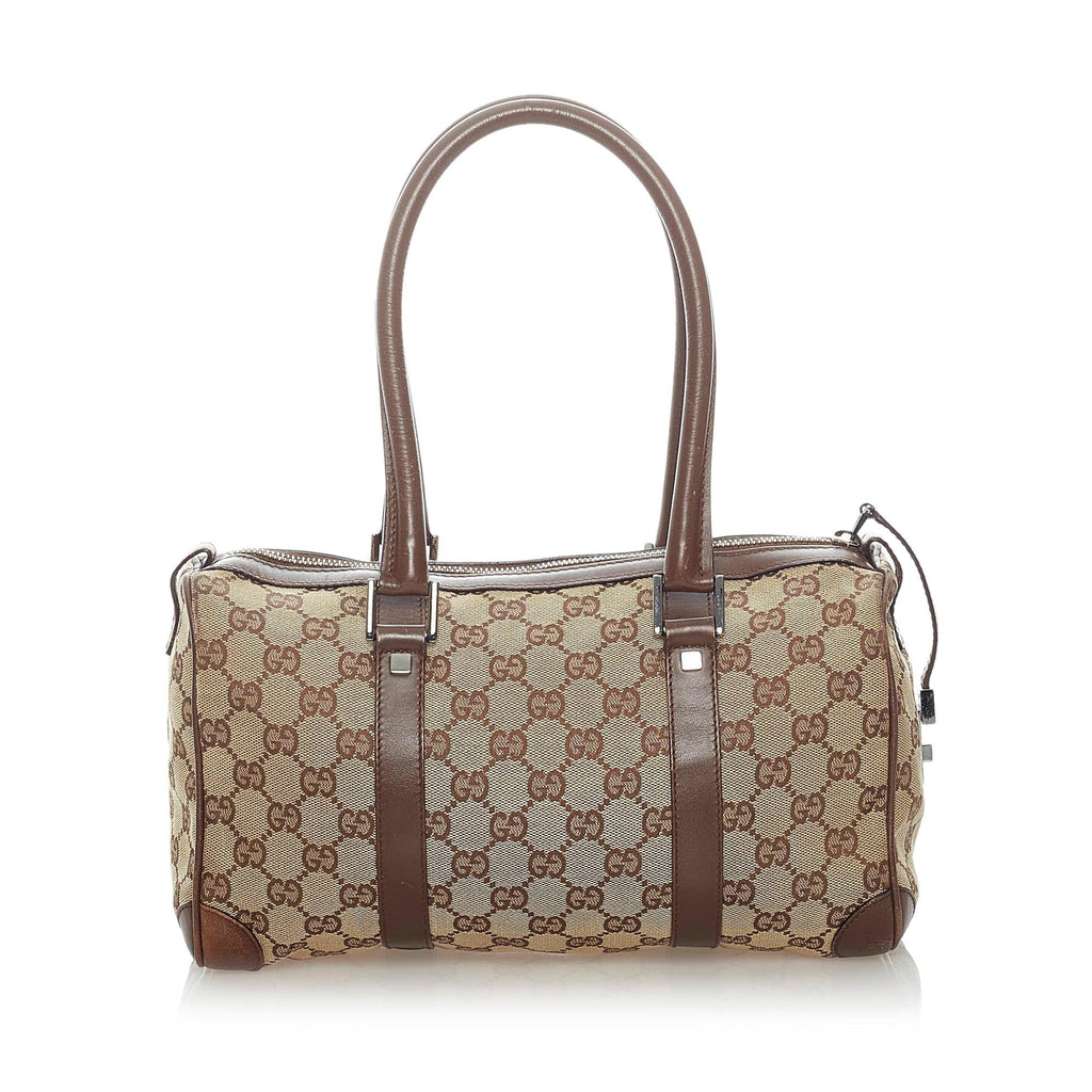 Gucci Gucci Canvas Boston Bag (SHG-33086)