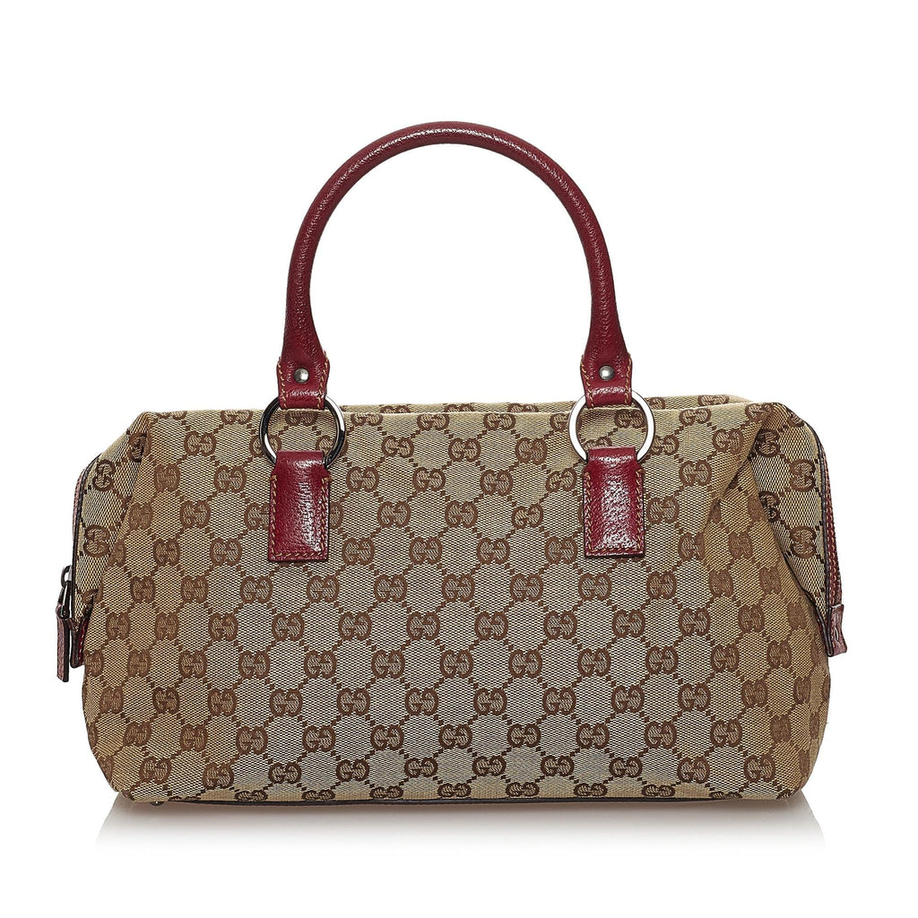 Gucci Gucci Canvas Boston Bag (SHG-33372)