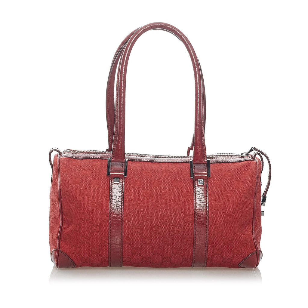 Gucci Gucci Canvas Boston Bag (SHG-33530)