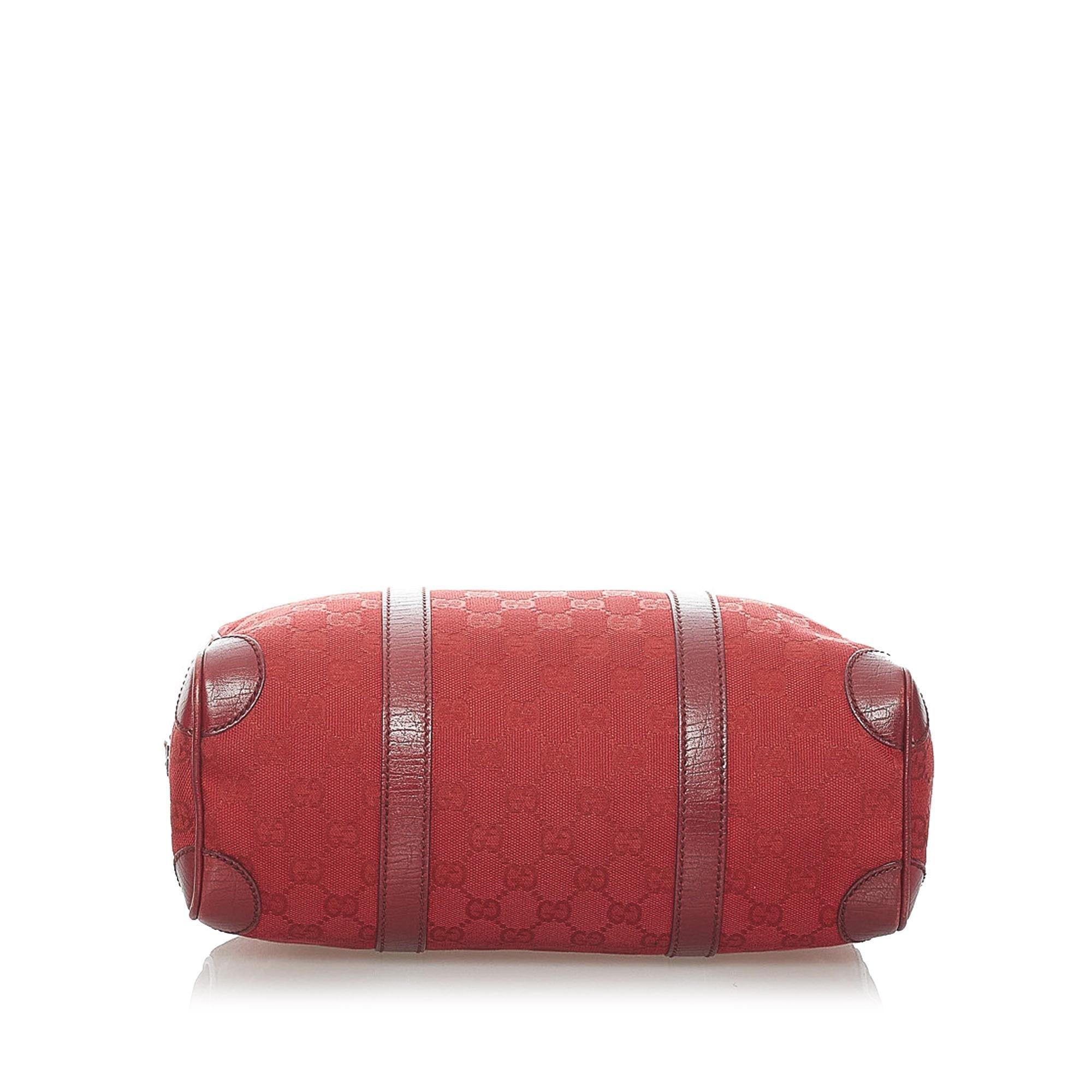 Gucci Gucci Canvas Boston Bag (SHG-33530)