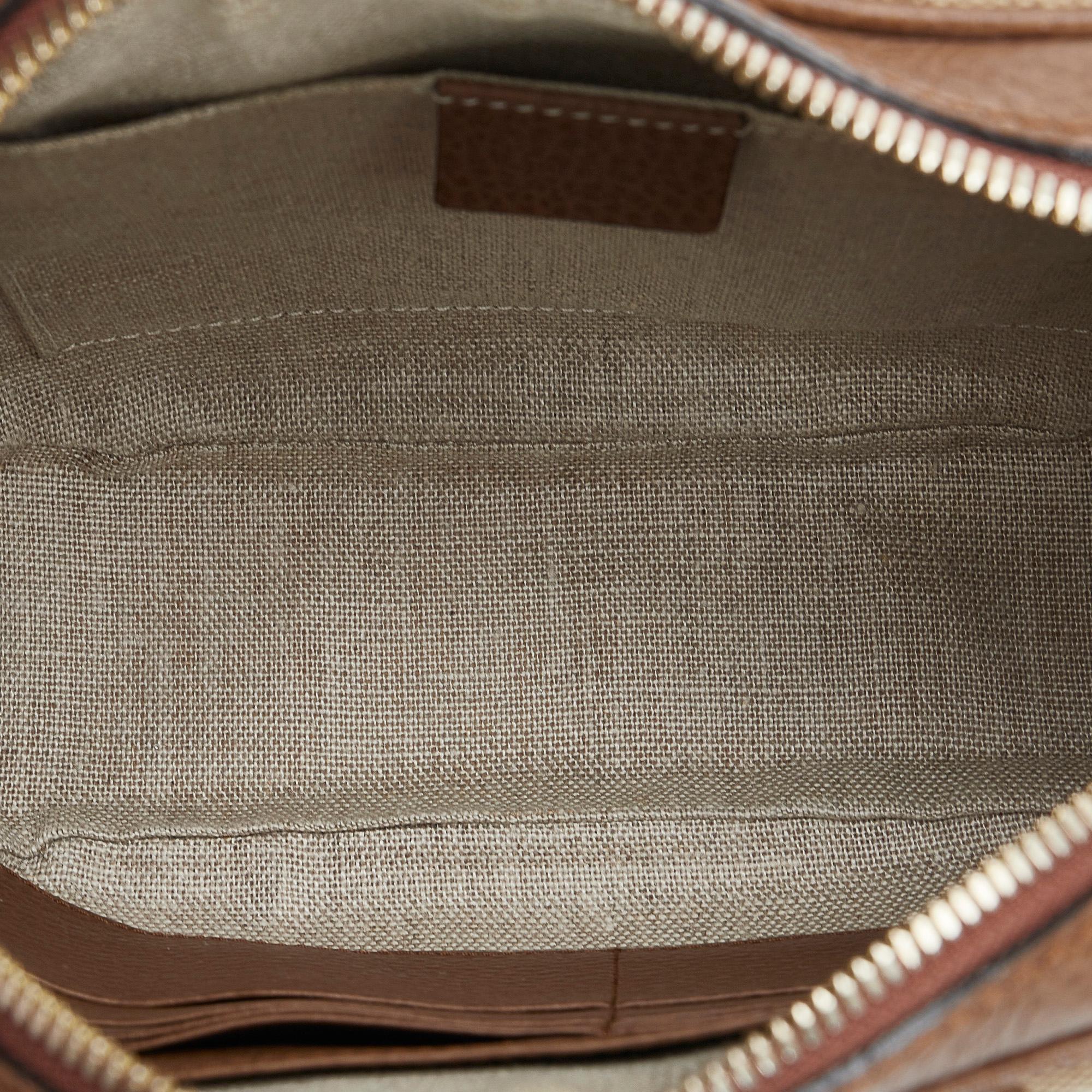 Gucci GG Canvas Bree Crossbody Bag (SHG-JiR4i2)