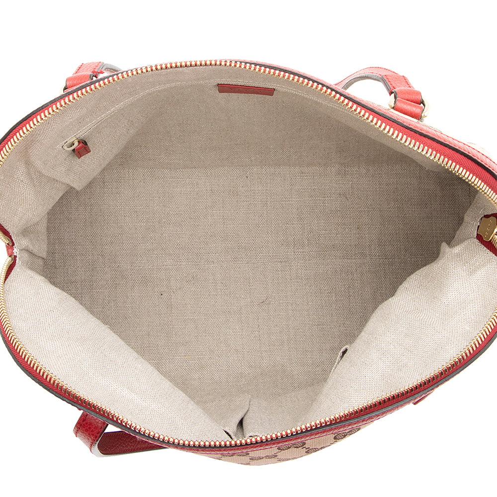 Gucci Gucci Canvas Bree Dome Shoulder Bag (SHF-20626)