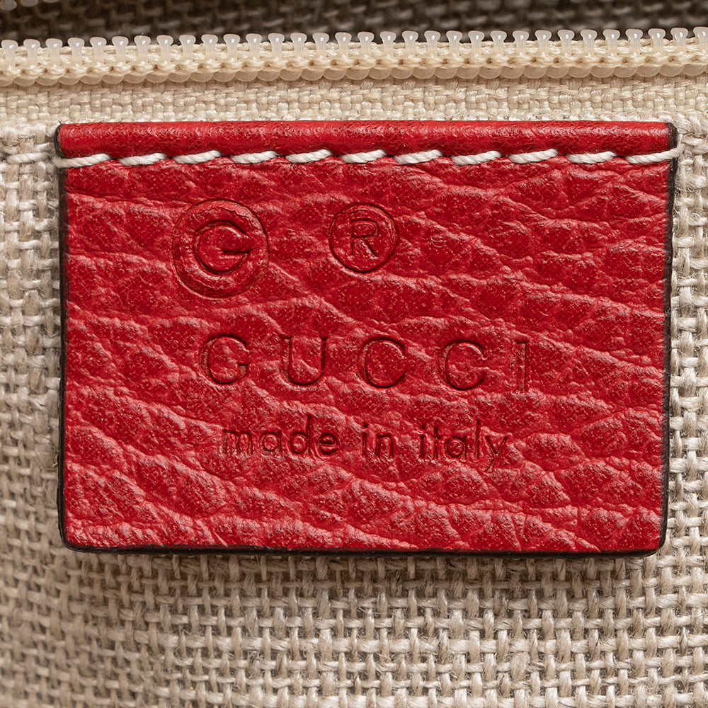 Gucci Gucci Canvas Bree Dome Shoulder Bag (SHF-20626)