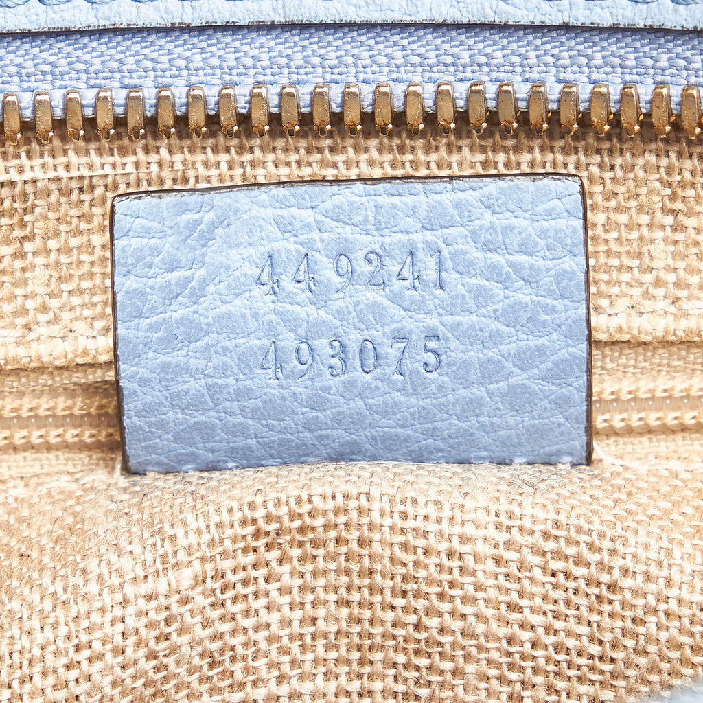 Gucci Gucci Canvas Bree Leather Satchel (SHG-34176)