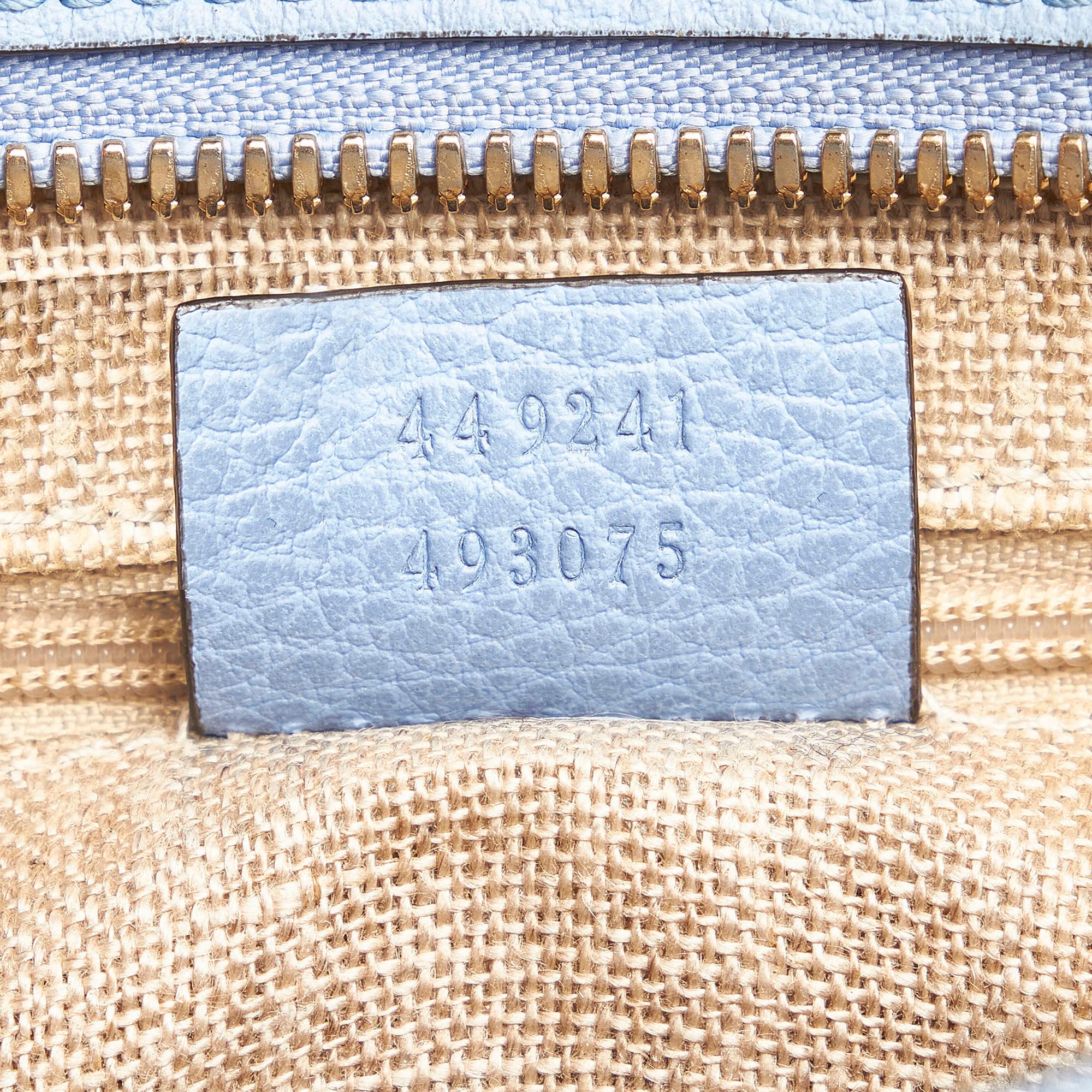 Gucci Gucci Canvas Bree Leather Satchel (SHG-34176)