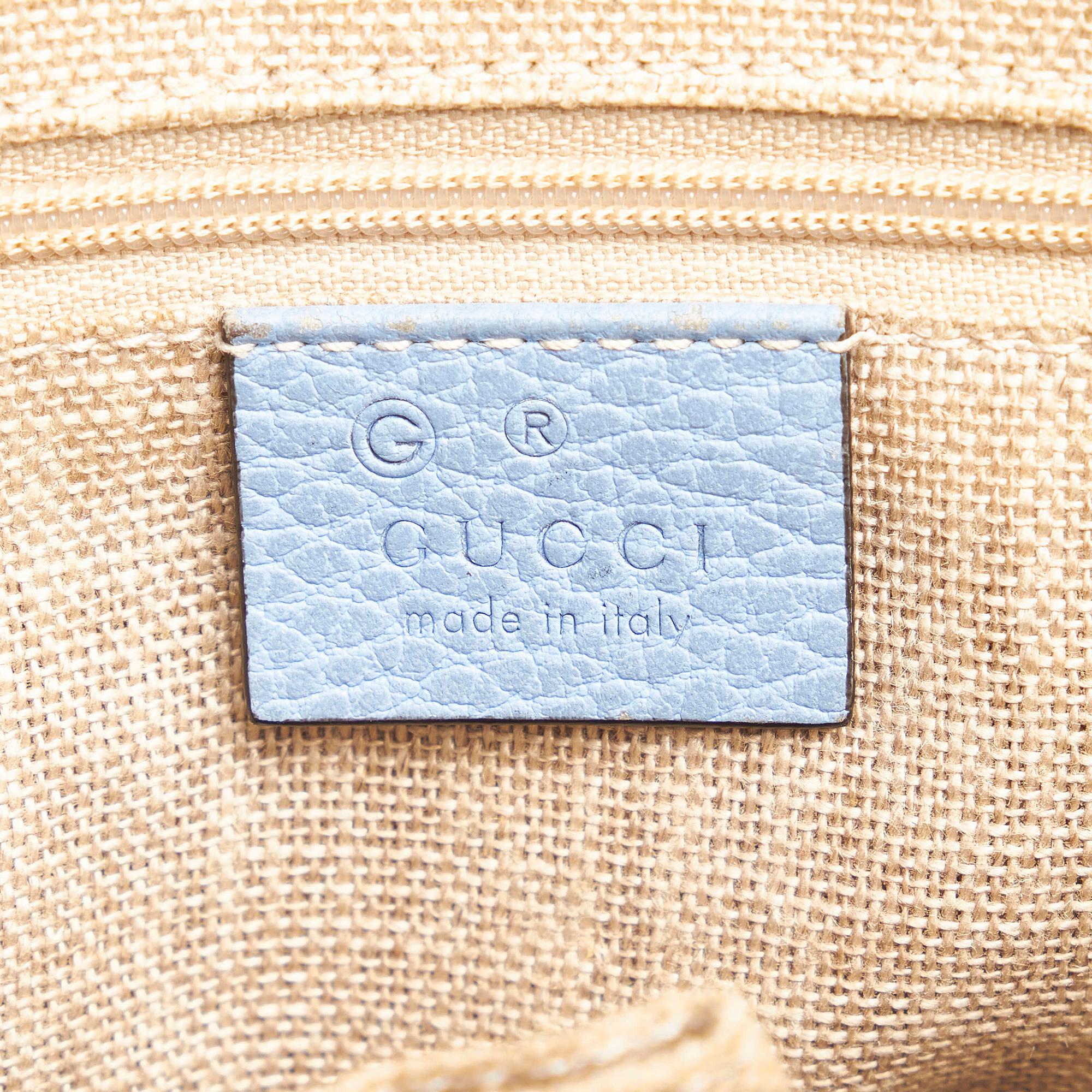 Gucci Gucci Canvas Bree Leather Satchel (SHG-34176)