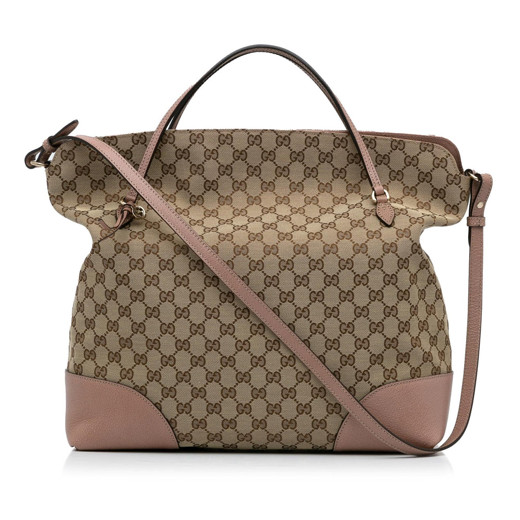 Gucci GG Canvas Bree Satchel (SHG-SbHeXb)