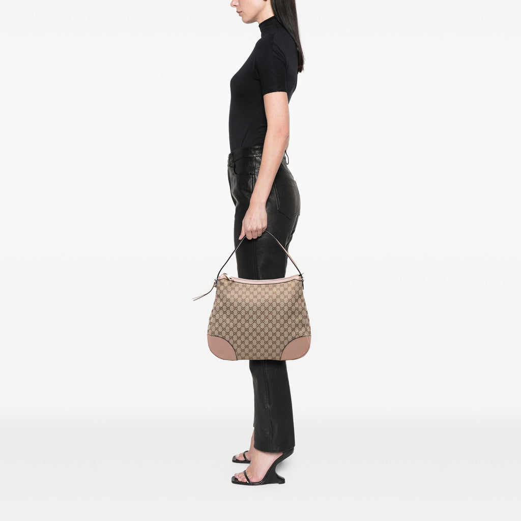 Gucci GG Canvas Bree Shoulder Bag