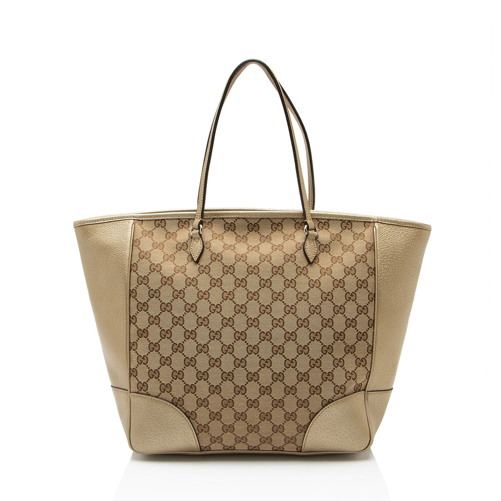 Gucci GG Canvas Bree Medium Tote