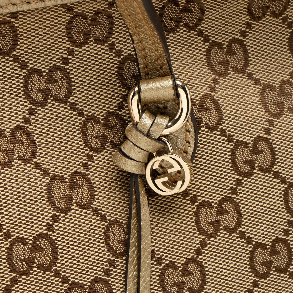 Gucci GG Canvas Bree Medium Tote