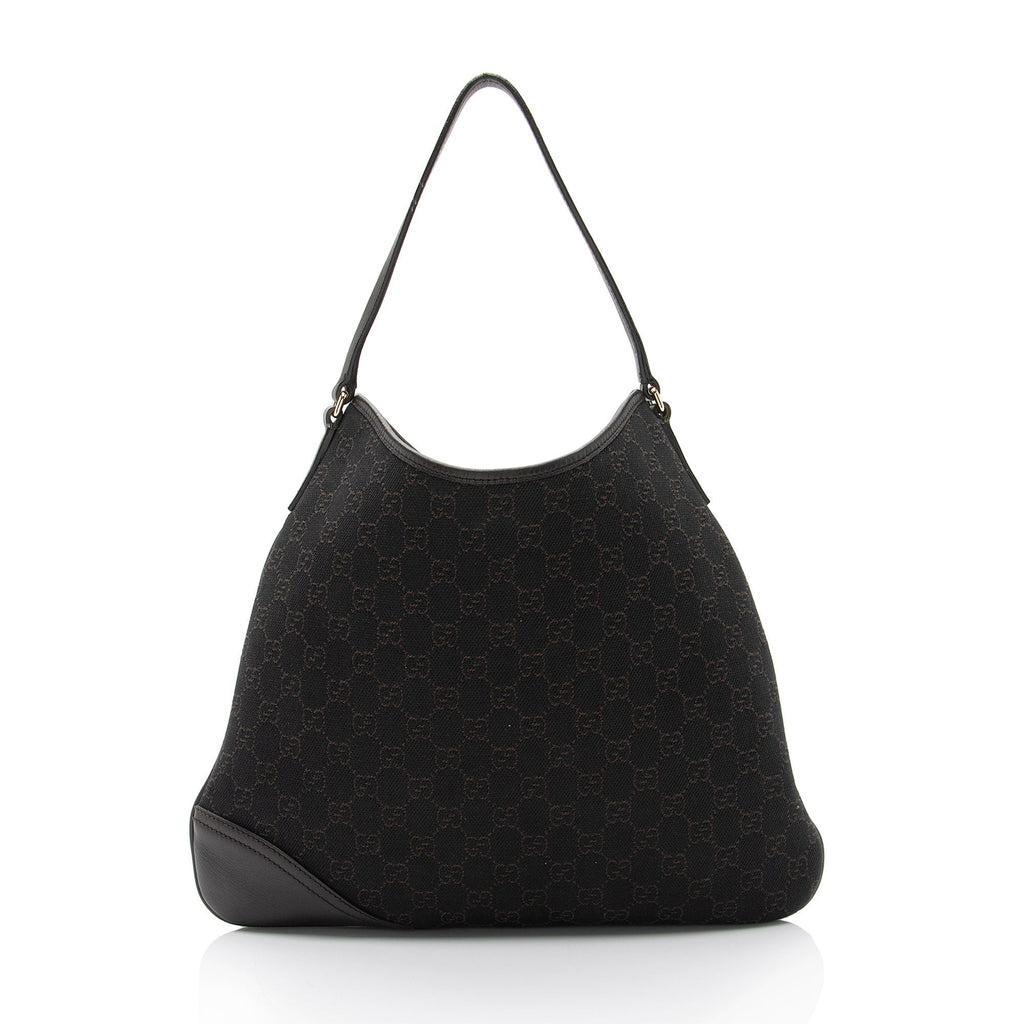 Gucci GG Canvas Britt Medium Hobo (SHF-nj2RBV)