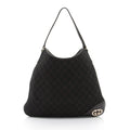 Gucci GG Canvas Britt Medium Hobo (SHF-nj2RBV)