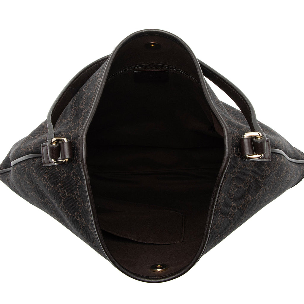 Gucci GG Canvas Britt Medium Hobo (SHF-nj2RBV)