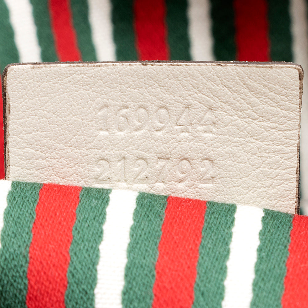 Gucci Gucci Canvas Britt Satchel (SHF-19241)