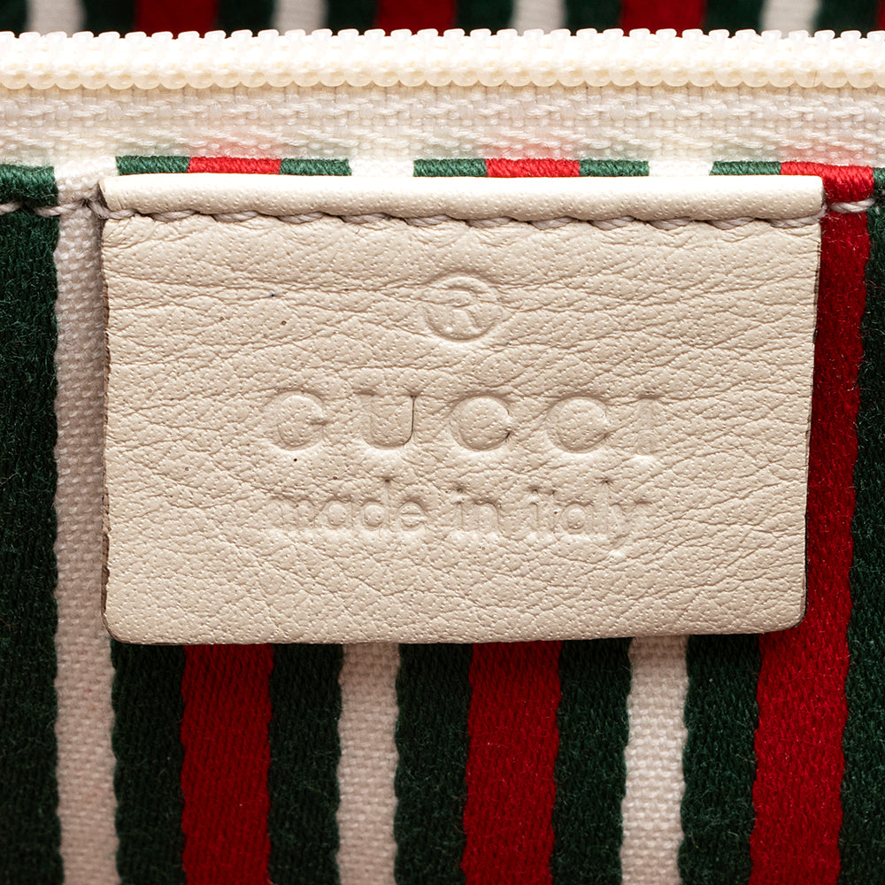 Gucci Gucci Canvas Britt Satchel (SHF-19241)