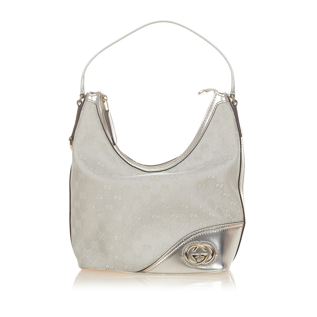 Gucci Gucci Canvas Britt Shoulder Bag (SHG-25901)