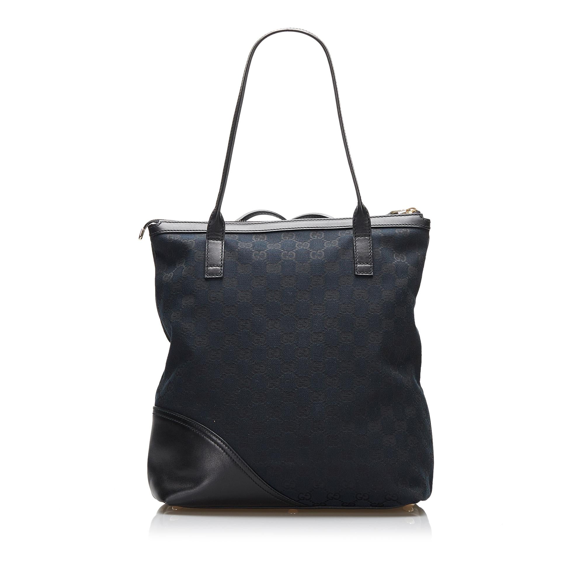 Gucci GG Canvas Britt Tote Bag (SHG-BflEaN)