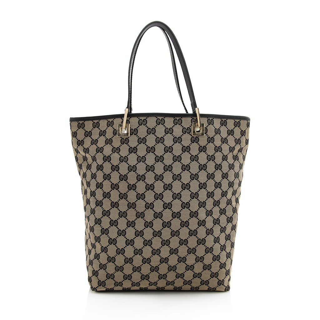 Gucci GG Canvas Bucket Medium Tote (SHF-22729)