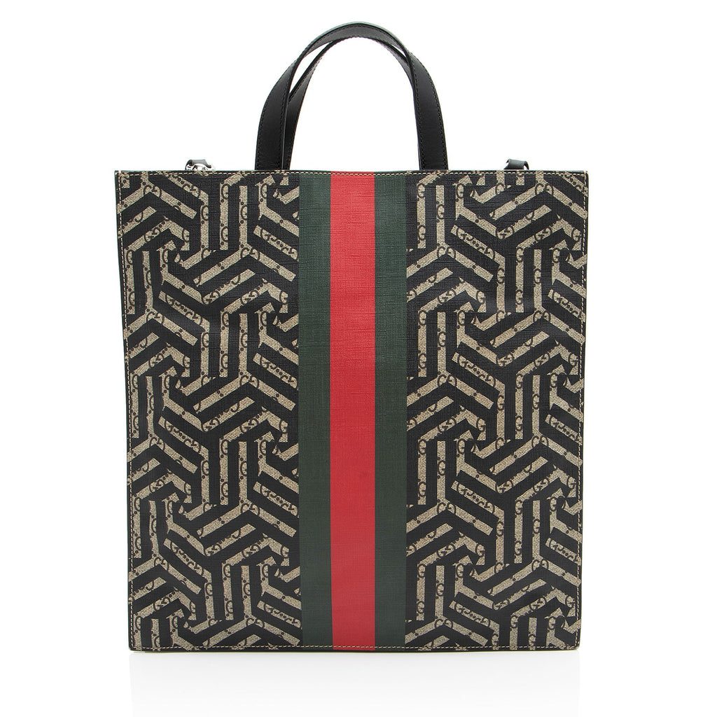 Gucci GG Supreme Caleido Web Soft Tote (SHF-8GtUml)