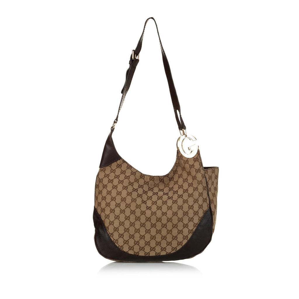 Gucci Gucci Canvas Charlotte Crossbody Bag (SHG-33186)