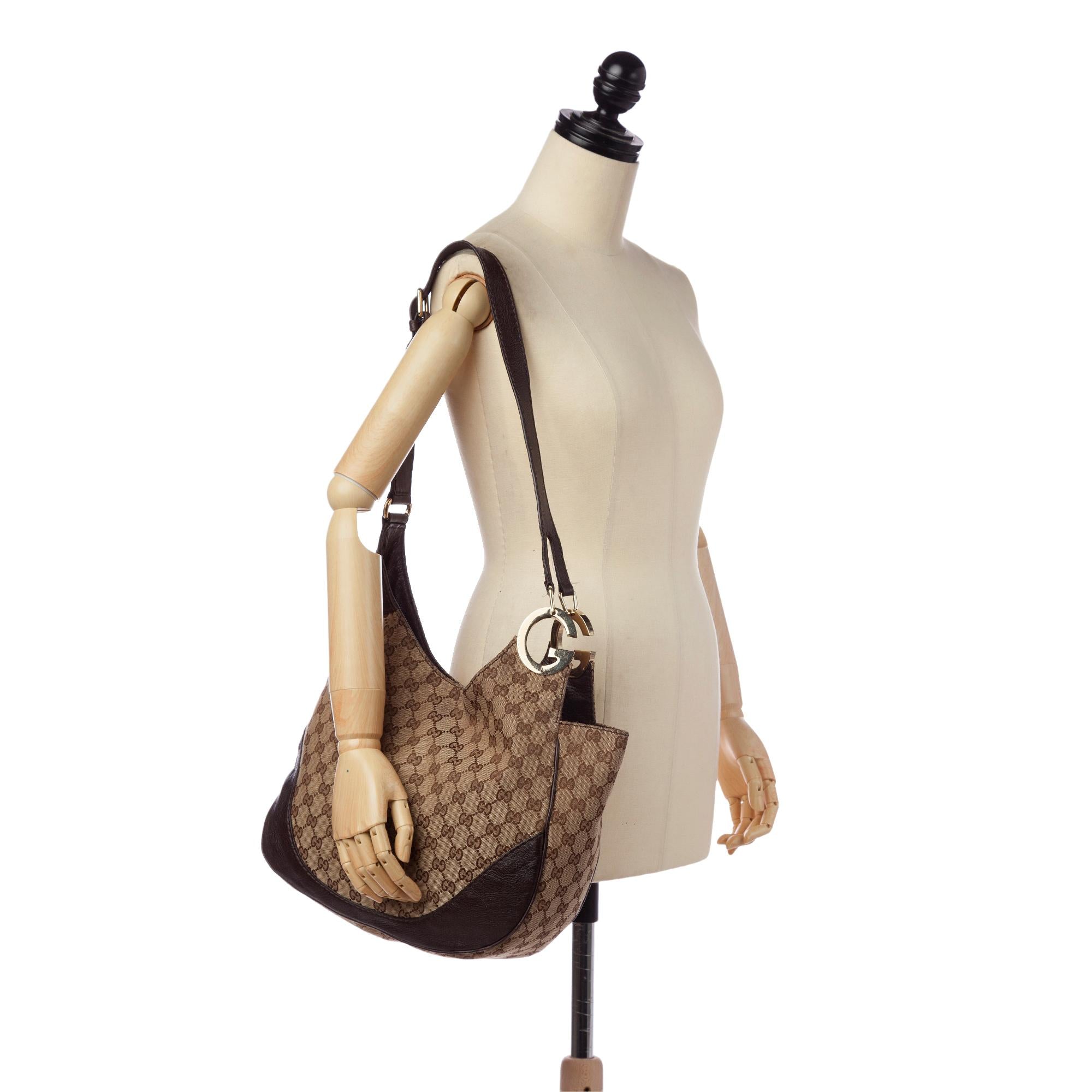 Gucci Gucci Canvas Charlotte Crossbody Bag (SHG-33186)