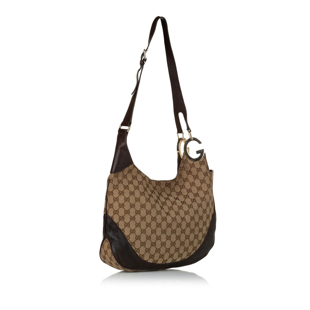 Gucci Gucci Canvas Charlotte Crossbody Bag (SHG-33186)