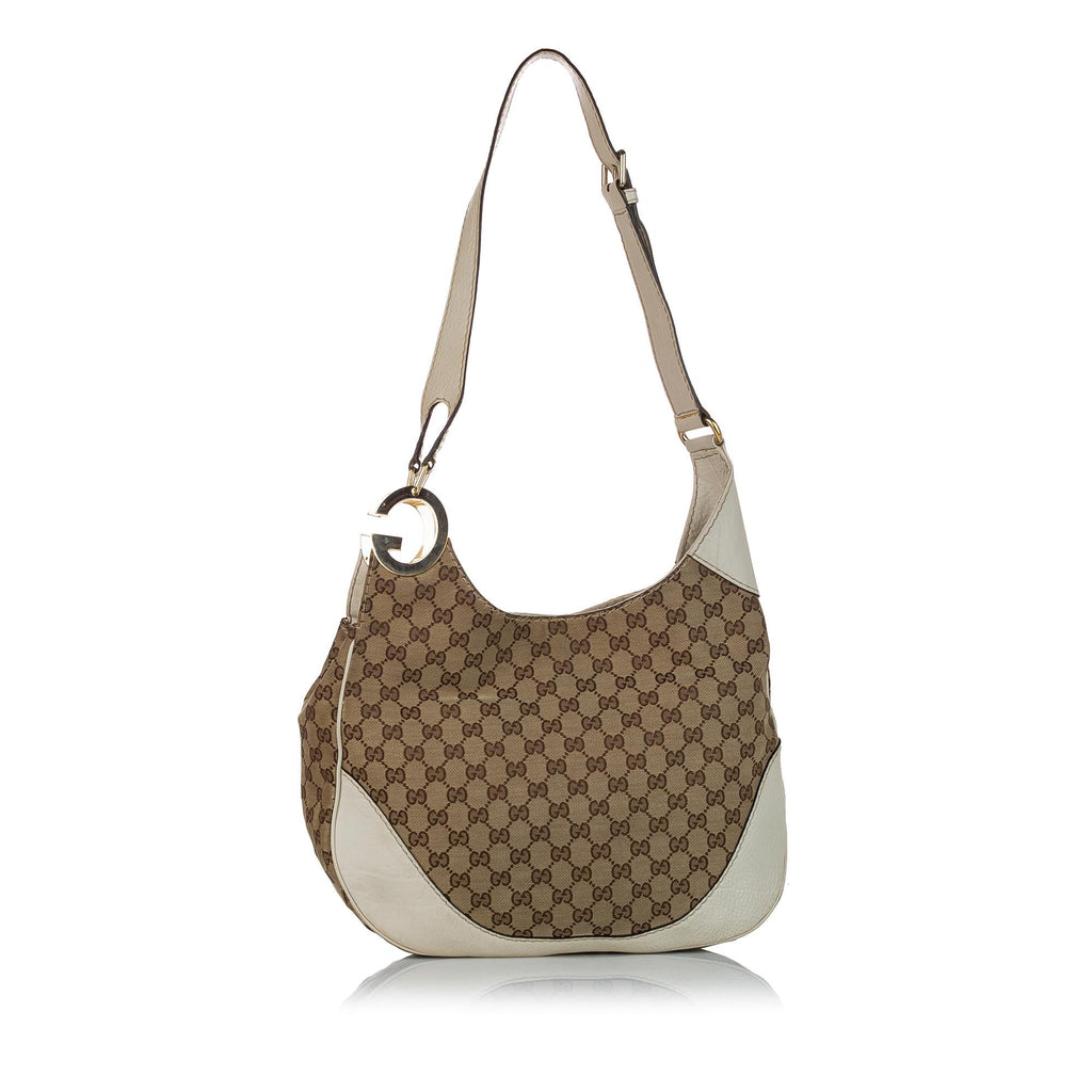 Gucci Gucci Canvas Charlotte Shoulder Bag (SHG-25694)