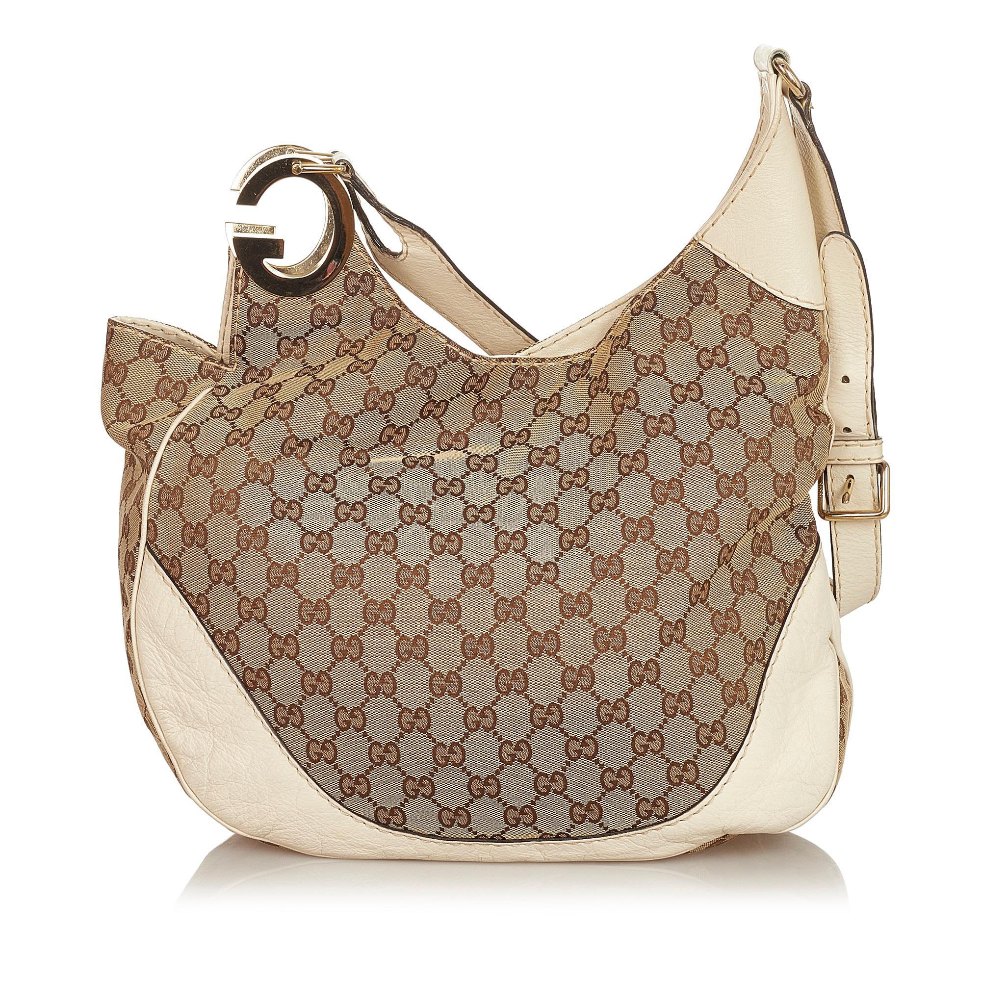 Gucci Gucci Canvas Charlotte Shoulder Bag (SHG-26341)