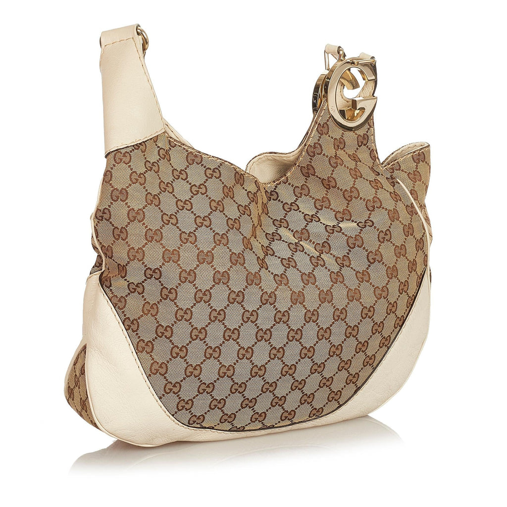 Gucci Gucci Canvas Charlotte Shoulder Bag (SHG-26341)