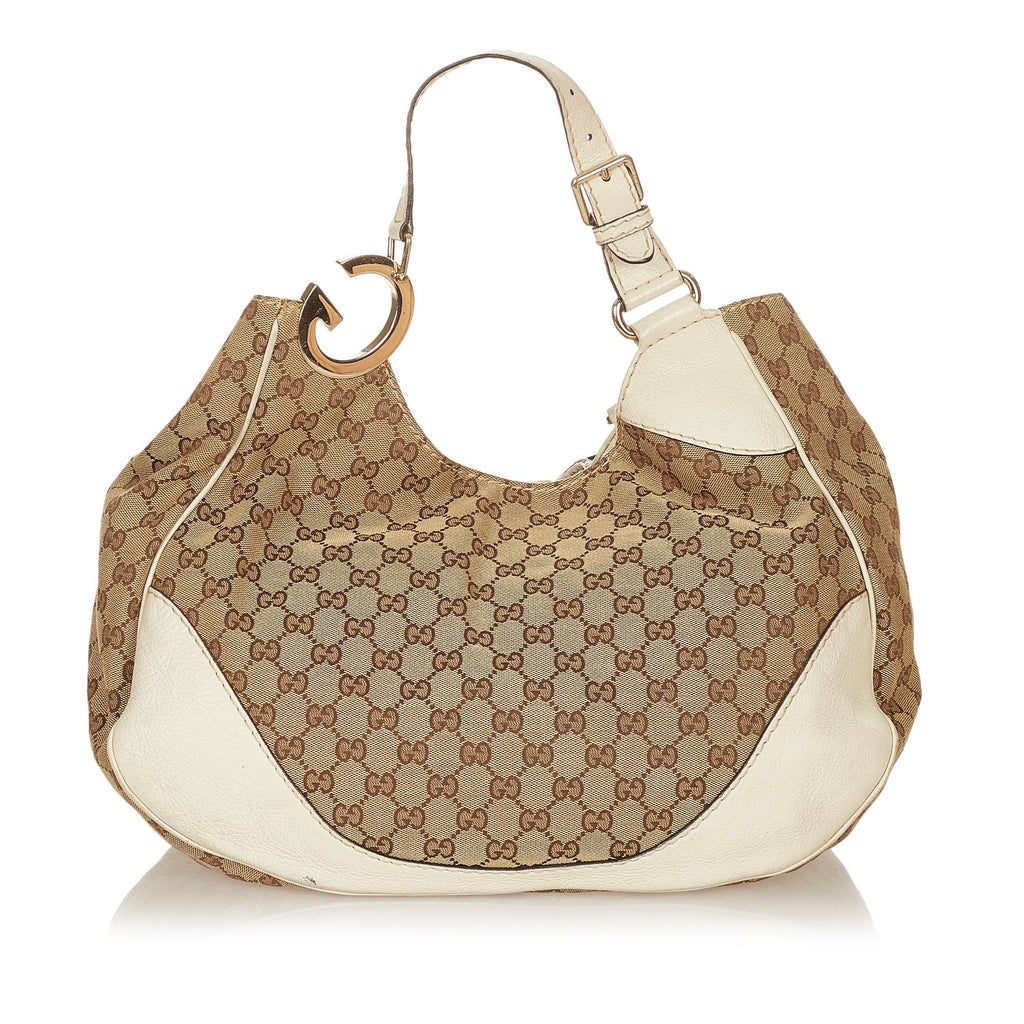Gucci Gucci Canvas Charlotte Shoulder Bag (SHG-26944)