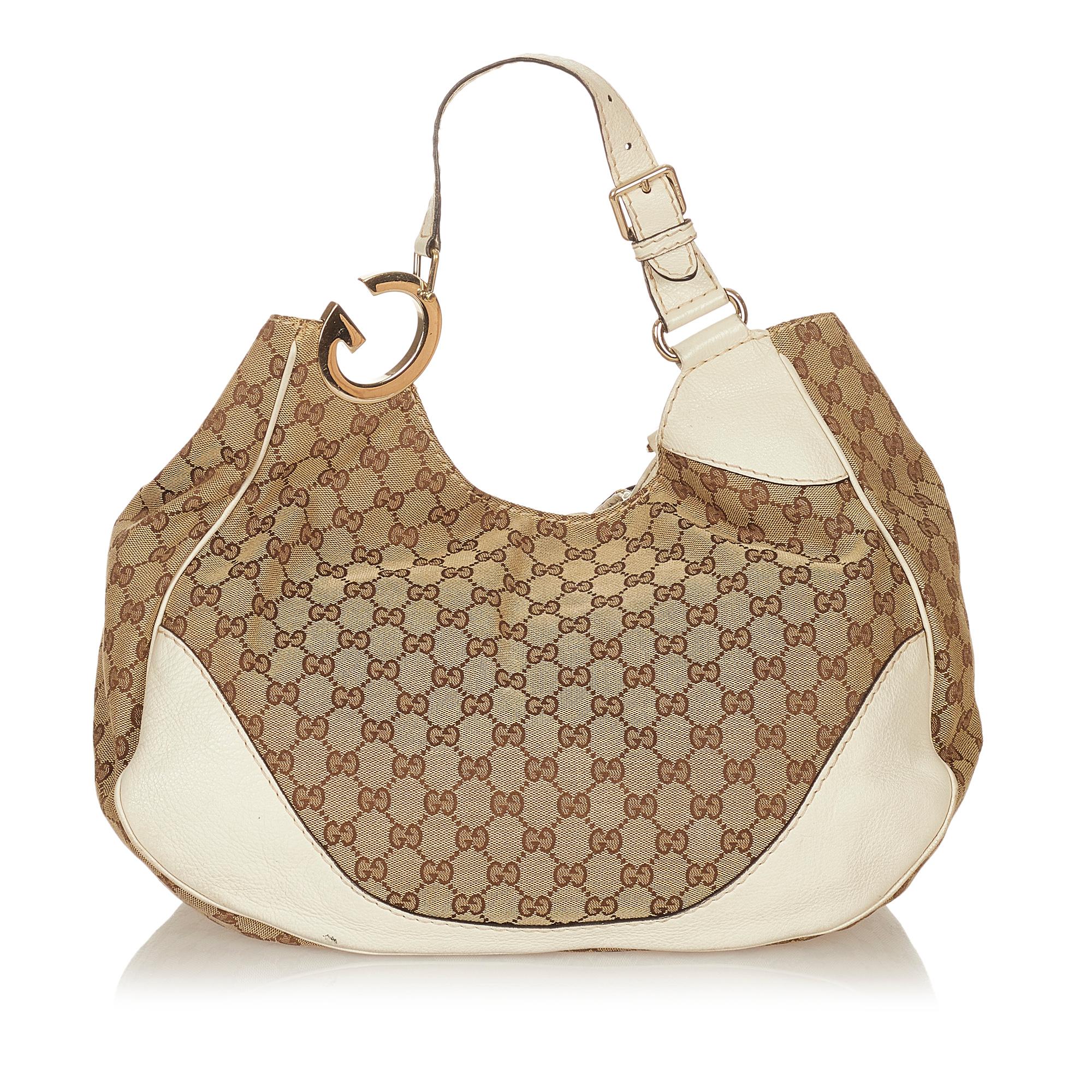 Gucci Gucci Canvas Charlotte Shoulder Bag (SHG-26944)
