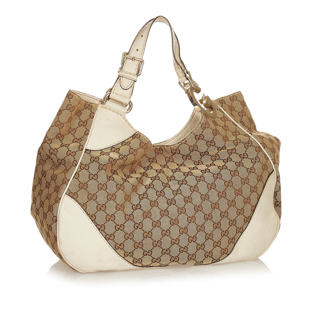 Gucci Gucci Canvas Charlotte Shoulder Bag (SHG-26944)