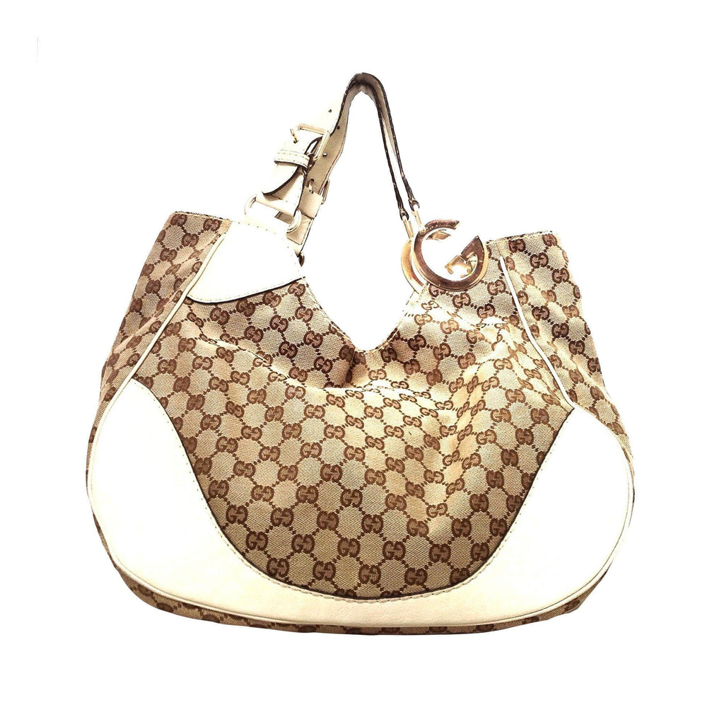 Gucci Gucci Canvas Charlotte Shoulder Bag (SHG-28369)