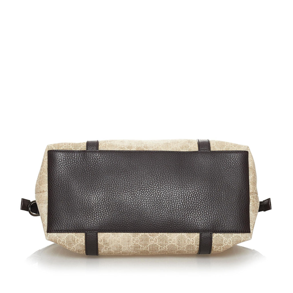 Gucci Gucci Canvas Charm Dome Satchel (SHG-30969)