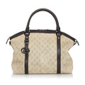 Gucci Gucci Canvas Charm Dome Satchel (SHG-30969)