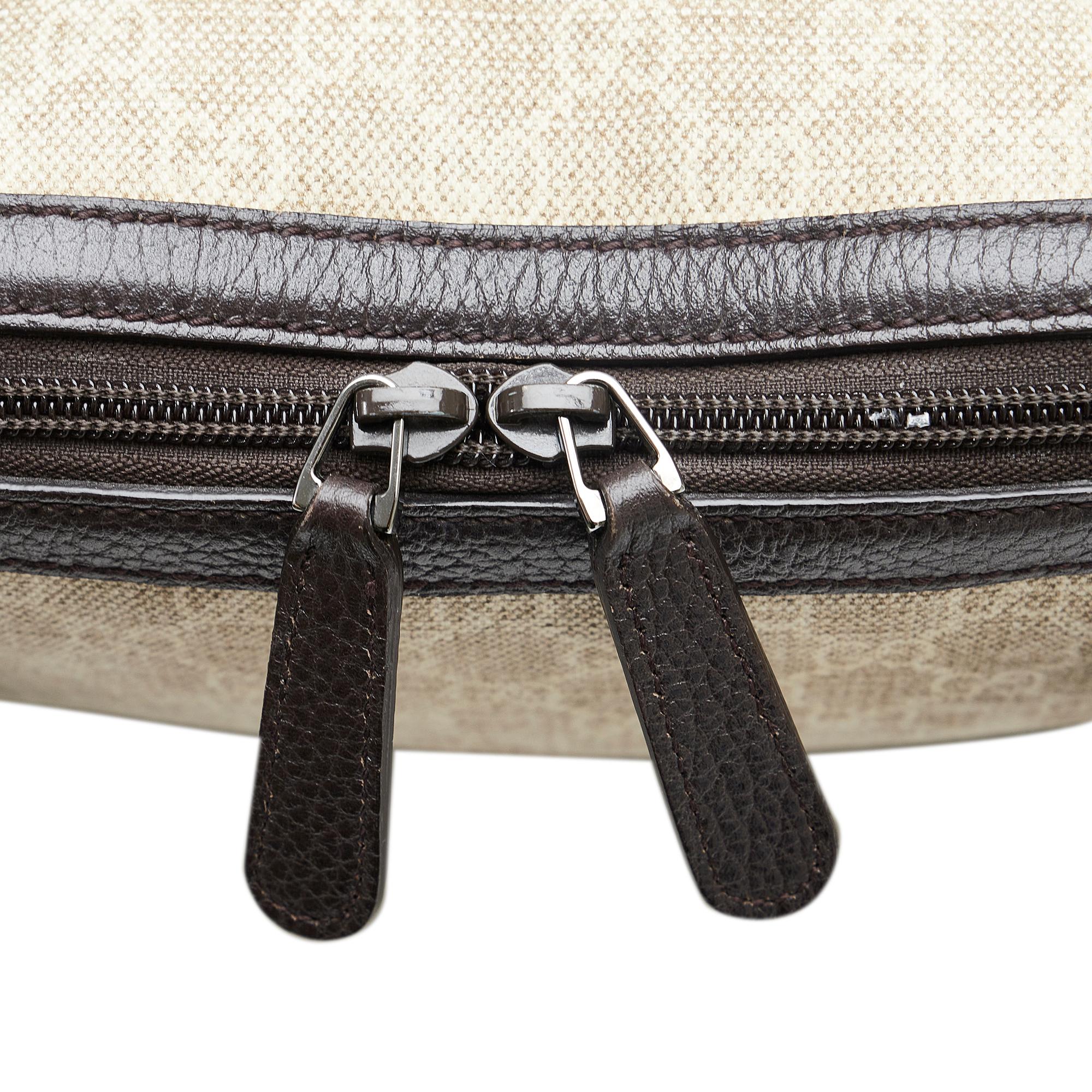 Gucci GG Canvas Charm Dome Satchel (SHG-MOjlZ6)