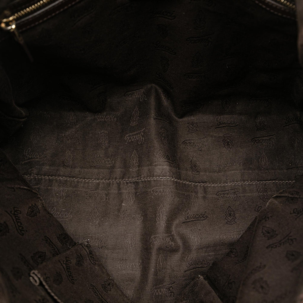 Gucci GG Canvas Charm Satchel (SHG-M7VWtv)