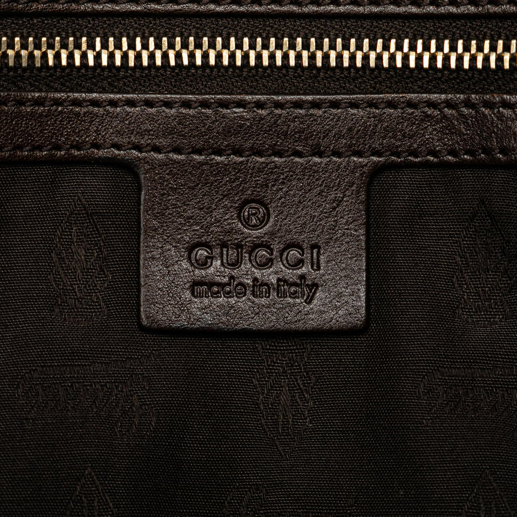 Gucci GG Canvas Charm Satchel (SHG-M7VWtv)