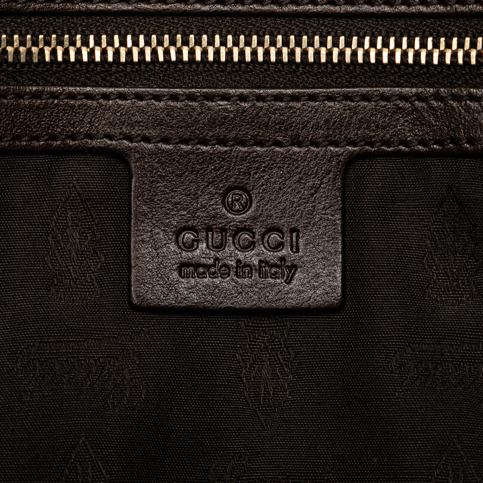Gucci GG Canvas Charm Satchel (SHG-M7VWtv)