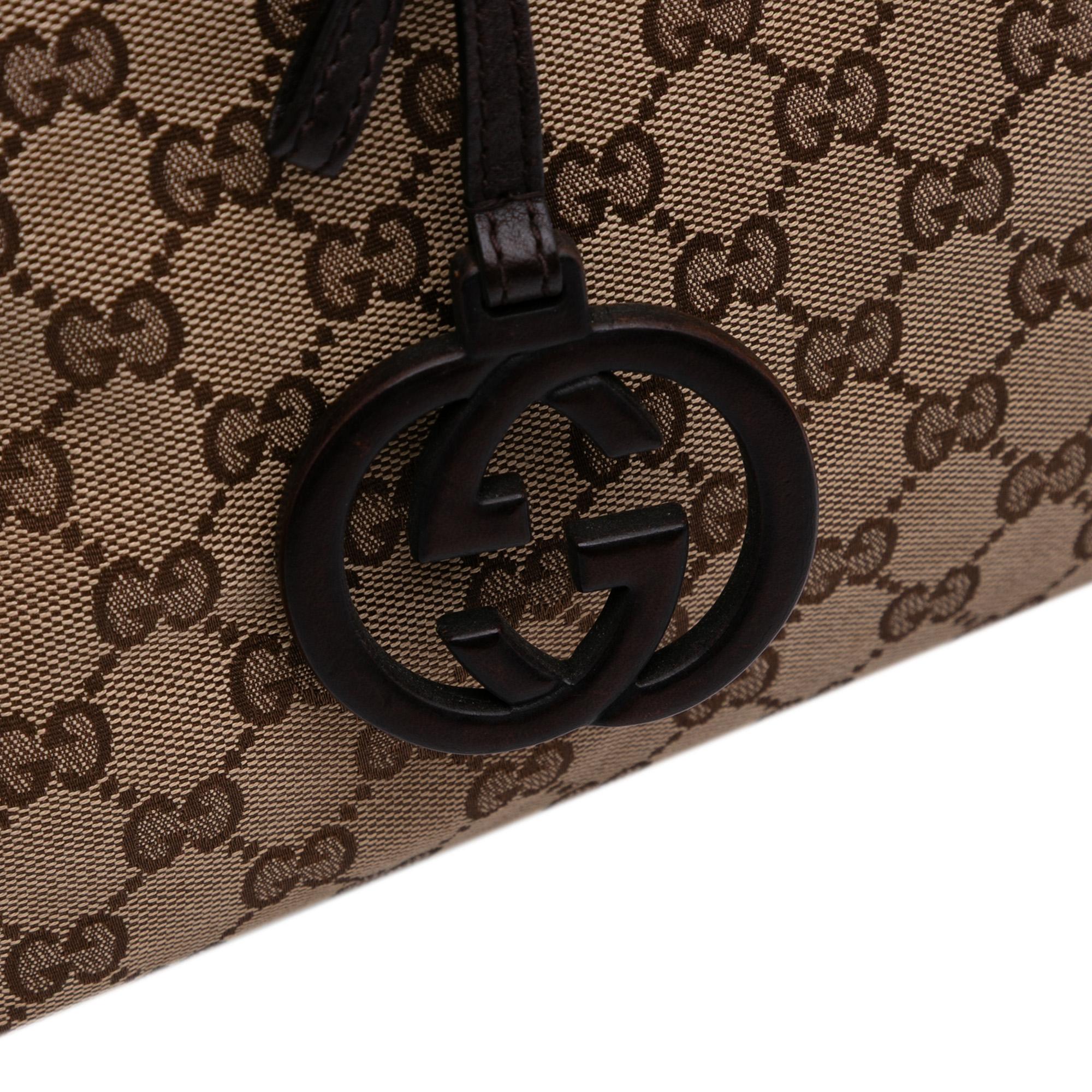 Gucci GG Canvas Charm Satchel