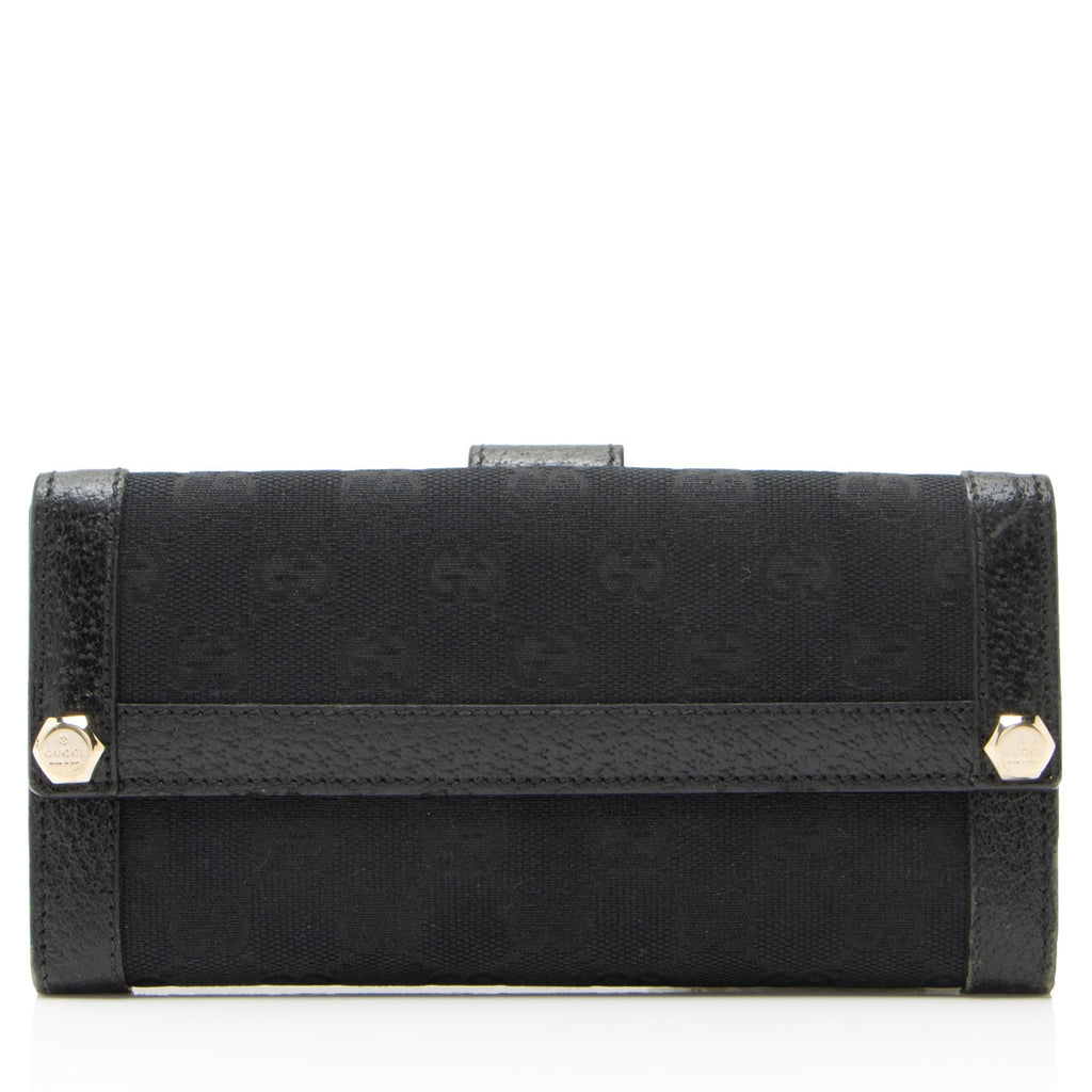 Gucci GG Canvas Charmy ContinLBtal Wallet