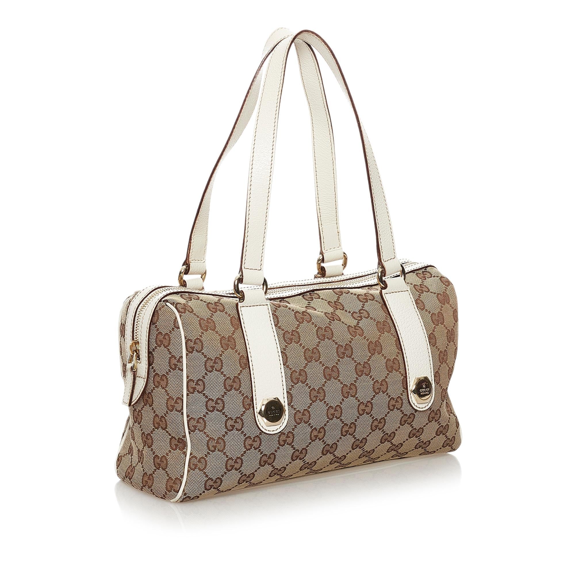 Gucci Gucci Canvas Charmy Handbag (SHG-31766)