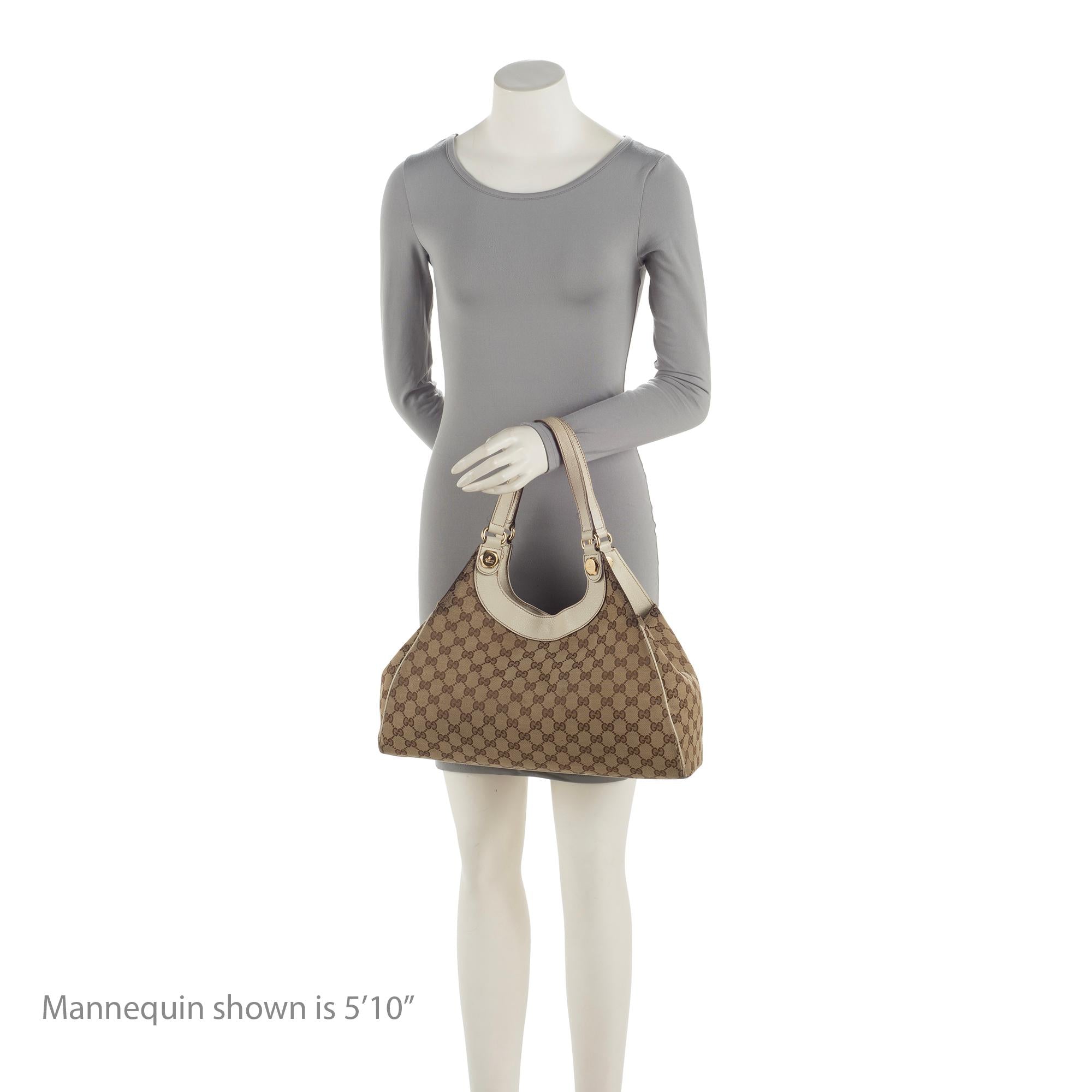 Gucci GG Canvas Charmy Medium Shoulder Bag (SHF-23740)